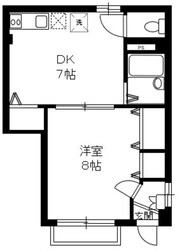 メルベージュ中延の物件間取画像